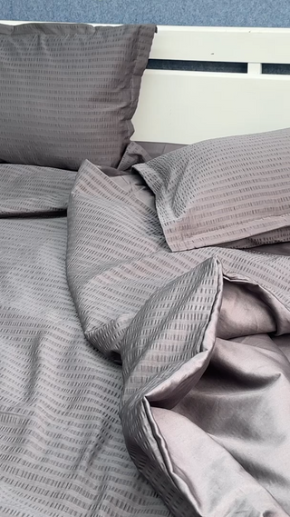 Textured and Smooth Cotton Sateen Bedding Collection — Royal Charm