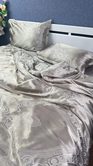 Jacquard-Cotton Sateen Bedding Collection Comfort Night