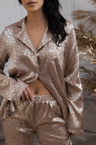 DreamCat Women's Jacquard Pajama Set – Scheherazade's Night